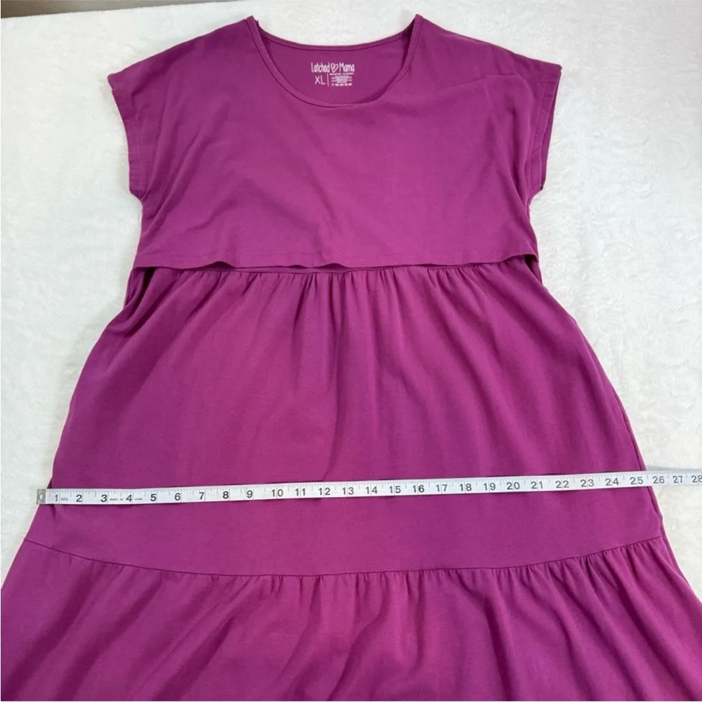 Latched Mama Vibrant Purple Maxi Dress - Picture 7 of 8